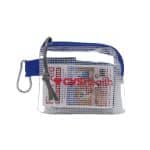 First Aid Kit In A Zippered Clear Nylon Bag - 3
