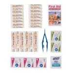 First Aid Kit In A Zippered Clear Nylon Bag - 5